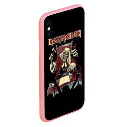 Чехол iPhone XS Max матовый Iron Maiden - судья, цвет: 3D-баблгам — фото 2