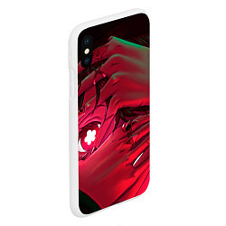 Чехол iPhone XS Max матовый Ху Тао смотрит - Геншин, цвет: 3D-белый — фото 2