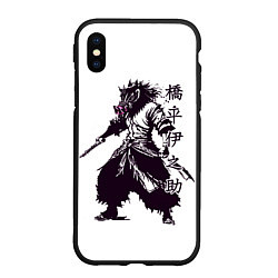 Чехол iPhone XS Max матовый Inosuke in dark colors, цвет: 3D-черный