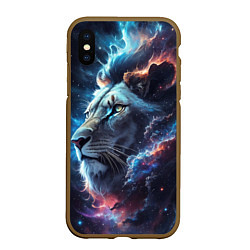 Чехол iPhone XS Max матовый Galactic lion