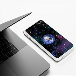 Чехол iPhone XS Max матовый Невесомость, цвет: 3D-белый — фото 2