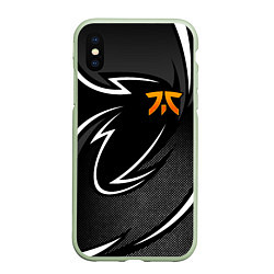 Чехол iPhone XS Max матовый Fnatic - white line