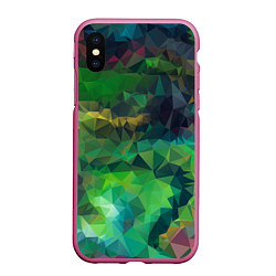 Чехол iPhone XS Max матовый Green style