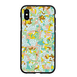 Чехол iPhone XS Max матовый Rope pattern