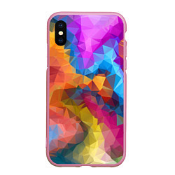 Чехол iPhone XS Max матовый Super colors