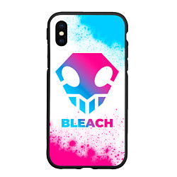 Чехол iPhone XS Max матовый Bleach neon gradient style