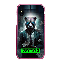 Чехол iPhone XS Max матовый Payday 3 bear