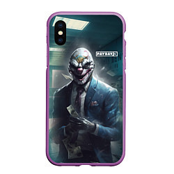 Чехол iPhone XS Max матовый Payday 3 mask