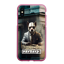 Чехол iPhone XS Max матовый Payday 3 dog