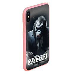 Чехол iPhone XS Max матовый Payday 3 big gorilla, цвет: 3D-баблгам — фото 2