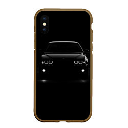 Чехол iPhone XS Max матовый BMW in the dark