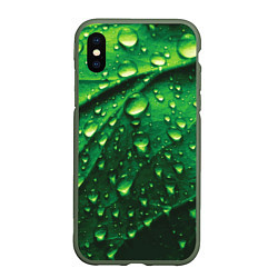 Чехол iPhone XS Max матовый Утренняя роса