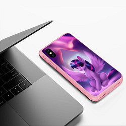 Чехол iPhone XS Max матовый Твайлайт Спаркл, цвет: 3D-баблгам — фото 2