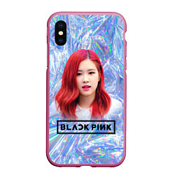 Чехол iPhone XS Max матовый Blackpink Rose