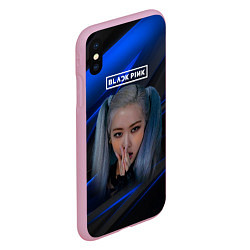 Чехол iPhone XS Max матовый Rose Blackpink kpop, цвет: 3D-розовый — фото 2