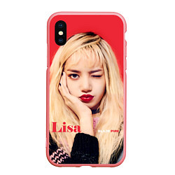 Чехол iPhone XS Max матовый Blackpink Lisa bright makeup, цвет: 3D-баблгам