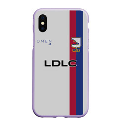 Чехол iPhone XS Max матовый LDLC OL форма