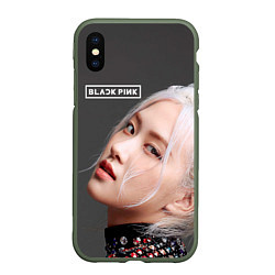 Чехол iPhone XS Max матовый Blackpink Rose gray