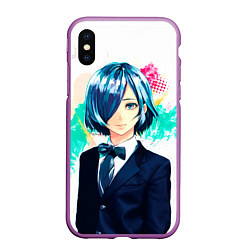 Чехол iPhone XS Max матовый Touka Kirishima