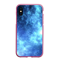 Чехол iPhone XS Max матовый Яркие звёзды в космосе