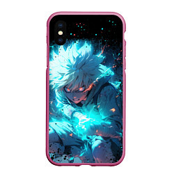 Чехол iPhone XS Max матовый Аура киллуа - hunter x hunter