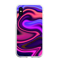 Чехол iPhone XS Max матовый Волшебные волны