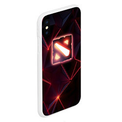 Чехол iPhone XS Max матовый Dota 2 Lightning, цвет: 3D-белый — фото 2