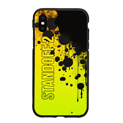 Чехол iPhone XS Max матовый Standoff Logo Graffity