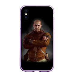 Чехол iPhone XS Max матовый The Witcher 3 - Гюнтер