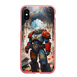 Чехол iPhone XS Max матовый Космодесант - Warhammer 40k, цвет: 3D-баблгам