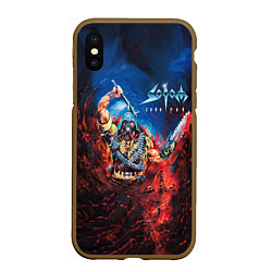 Чехол iPhone XS Max матовый Sodom Cod red