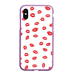 Чехол iPhone XS Max матовый Kiss