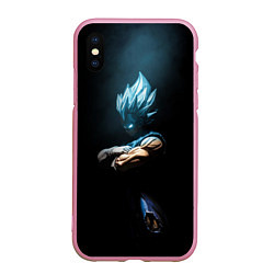 Чехол iPhone XS Max матовый Vegeta - Dragon ball