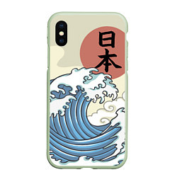 Чехол iPhone XS Max матовый Япония море