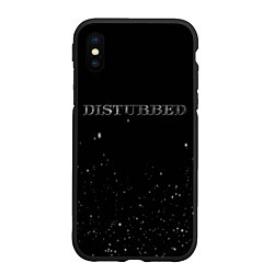 Чехол iPhone XS Max матовый Disturbed stars