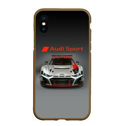 Чехол iPhone XS Max матовый Audi sport - racing car - extreme