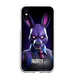 Чехол iPhone XS Max матовый Bonnie FNAF