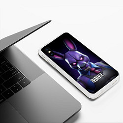 Чехол iPhone XS Max матовый Bonnie FNAF, цвет: 3D-белый — фото 2