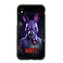 Чехол iPhone XS Max матовый Bonnie FNAF