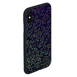Чехол iPhone XS Max матовый Космический треш, цвет: 3D-черный — фото 2