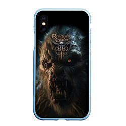 Чехол iPhone XS Max матовый Baldurs Gate 3 оборотень