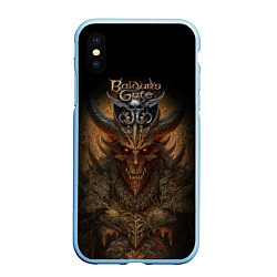 Чехол iPhone XS Max матовый Baldurs Gate 3 demon