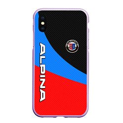 Чехол iPhone XS Max матовый Alpina - classic colors