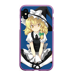 Чехол iPhone XS Max матовый Touhou Project Мариса Кирисаме