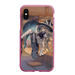 Чехол iPhone XS Max матовый Touhou Project Мариса