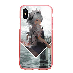 Чехол iPhone XS Max матовый Touhou Project Sakuya Izayoi, цвет: 3D-баблгам