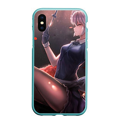 Чехол iPhone XS Max матовый Touhou Project Сакуя Izayoi