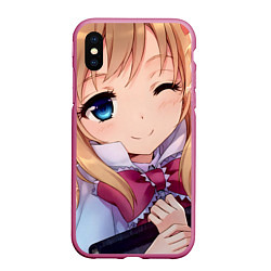 Чехол iPhone XS Max матовый Touhou Project Алиса Маргатройд