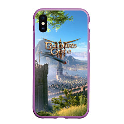 Чехол iPhone XS Max матовый Врата Балдура - Baldurs Gate 3