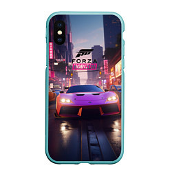 Чехол iPhone XS Max матовый Forza Horizon street racing